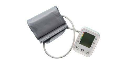 Clinic visit — traditional blood pressure monitor