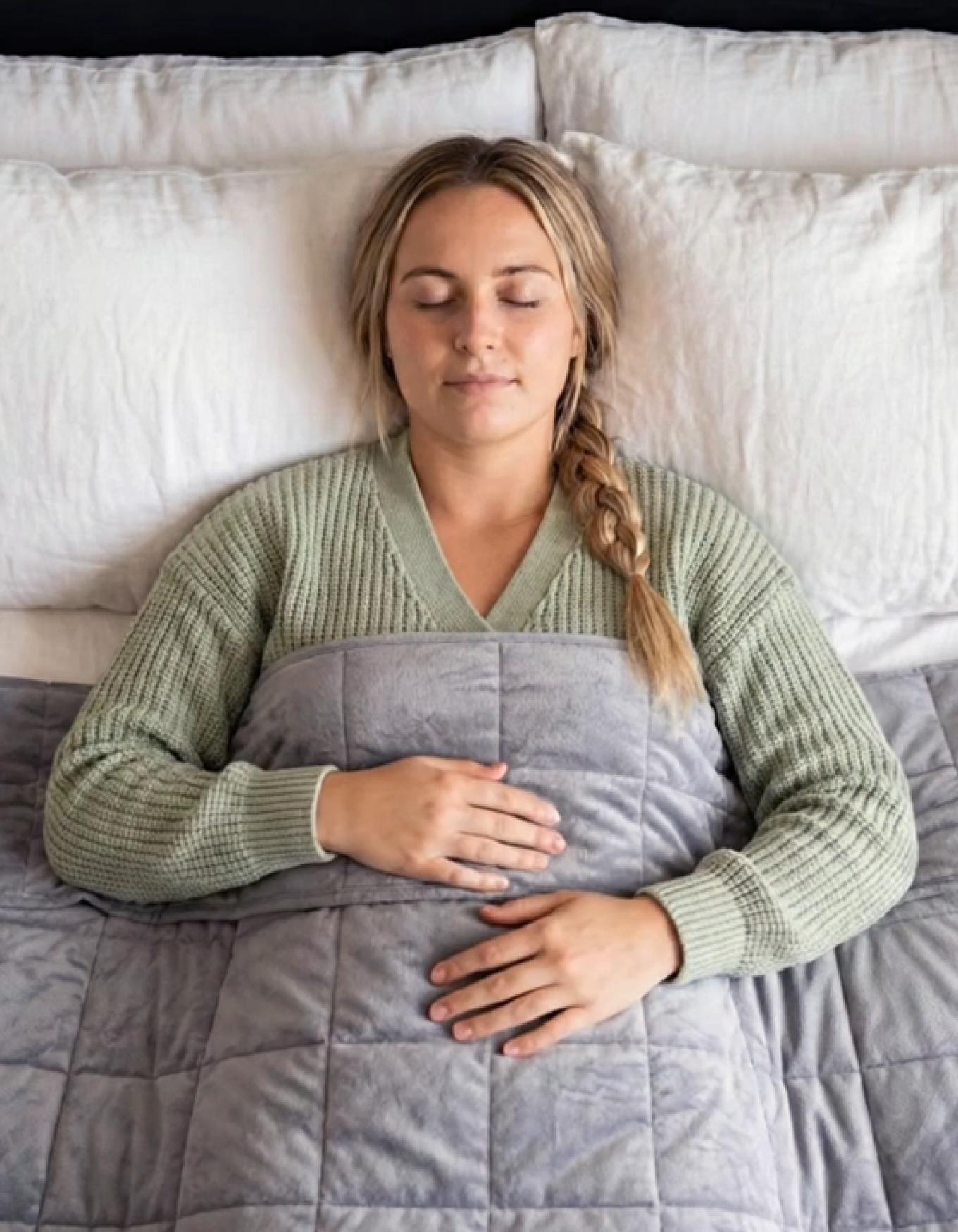 Woman sleeping peacefully