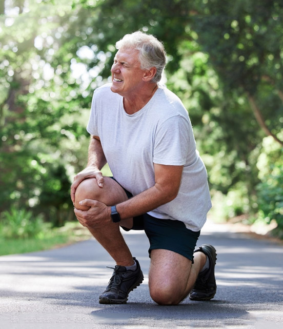 Person looking tired and stressed