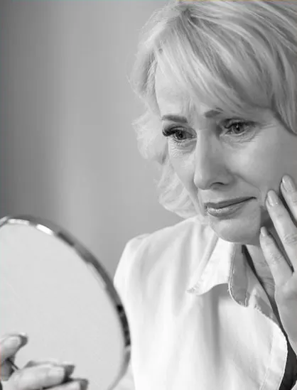 Person struggling with weight and health issues